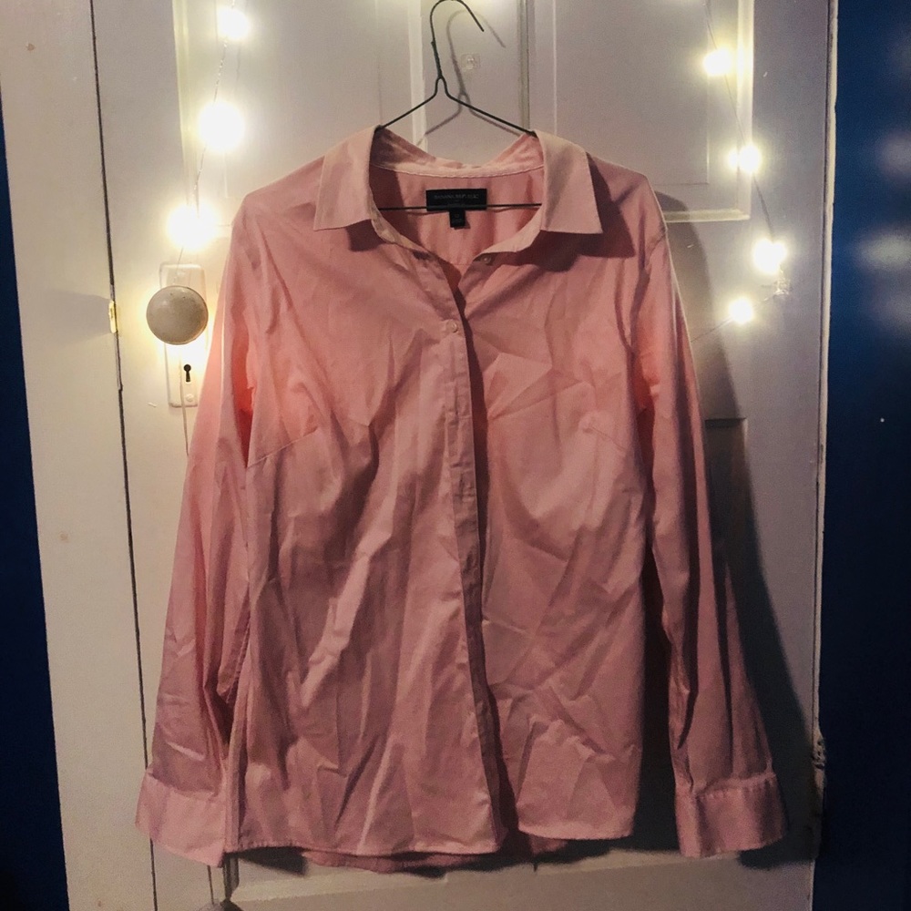 Banana Republic Women’s Pink Dress Shirt